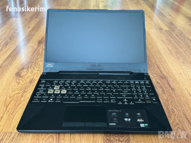  15.6' 144Hz Full HD IPS Core i5-10300H Asus TUF Gaming F15 FX506LH GTX1650 4GB Бат 6 ч - за ЧАСТИ, снимка 5 - Лаптопи за игри - 50581632