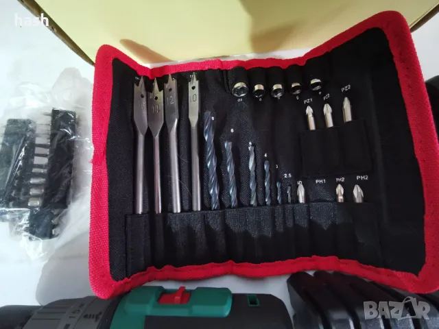 Професионална акумулаторна бормашина/винтоверт HYCHIKA 18V 60 Nm акумулаторна бормашина , снимка 7 - Винтоверти - 48570976