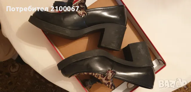 Обувки дамски кожени, снимка 2 - Дамски елегантни обувки - 48422473