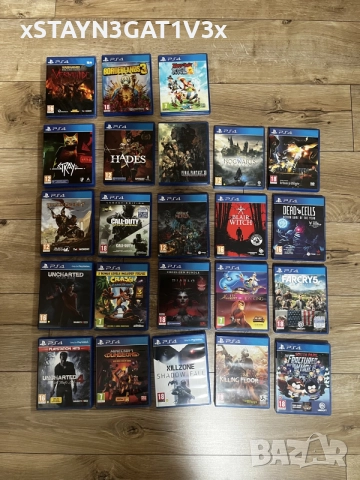 игри за PS4 - отлично състояние 