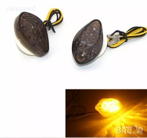 Мото лед мигачи за вграждане в спойлера мотор Хонда CBR