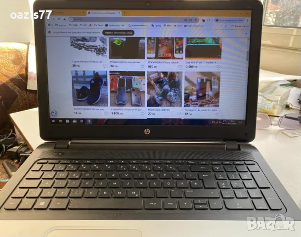 Лаптоп  като нов много БЪРЗ 15,6  НР-350 G1   с 8 gb RAM ново SSD 128 гб нова батерия, снимка 2 - Лаптопи за работа - 48223943