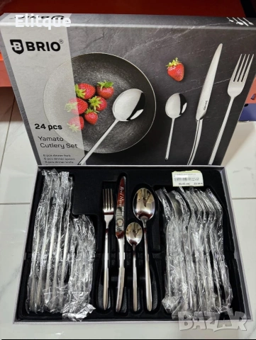Комплект прибори за хранене BRIO, 30 части, снимка 6 - Прибори за хранене, готвене и сервиране - 53097630