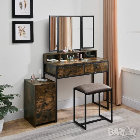 Мултифункционално шкафче WJG-21304-RC, снимка 4 - Шкафове - 38932402