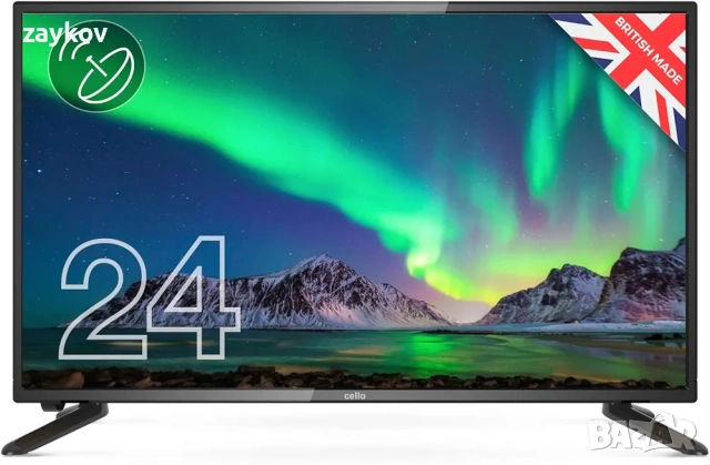 24-инчов HD Ready LED телевизор Cello C2420FS с Freeview HD и вграден DVD плейър