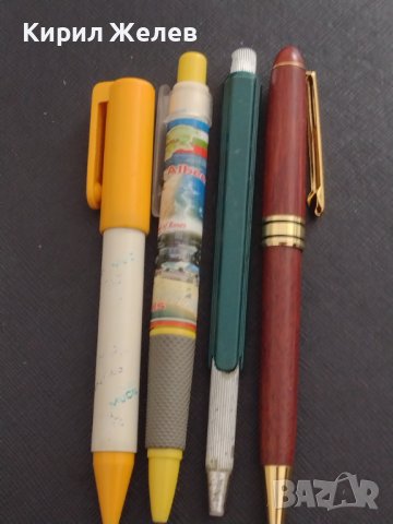 Стари химикалки 4 броя много красив дизайн за КОЛЕКЦИЯ ДЕКОРАЦИЯ БИТОВ КЪТ АРТ ПАНО 38393, снимка 6 - Други ценни предмети - 41161252