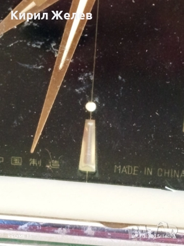 Стар механичен будилник POLARIS MADE IN CHINA рядък перфектно състояние за КОЛЕКЦИЯ ДЕКОРАЦИЯ 49188, снимка 4 - Антикварни и старинни предмети - 51952601