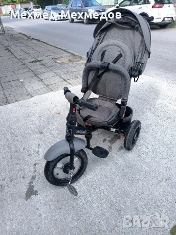 детска триколка със сенник Lorelli Jaguar Grey Luxe, снимка 2 - Детски велосипеди, триколки и коли - 56160829