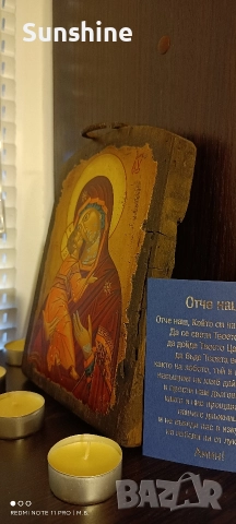 Антична икона от манастира в Атон , снимка 3 - Други ценни предмети - 52680040