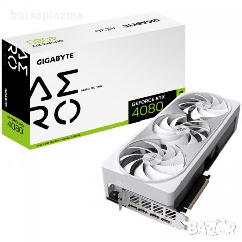 GIGABYTE GeForce RTX 4080 Aero OC 16G, 16384 MB GDDR6X, снимка 1 - Видеокарти - 40017206