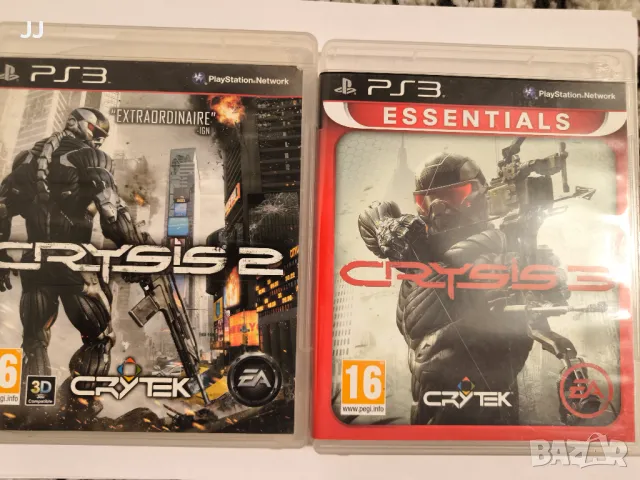 Crysis 2 и Crysis 3 игра за Ps3 Playstation 3 Пс3 всяка по 15 лв, снимка 1