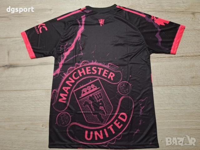 Флуоресцентна футболна фланелка на Манчестър Юнайтед!Специално издание Дявол!, снимка 5 - Футбол - 52147830