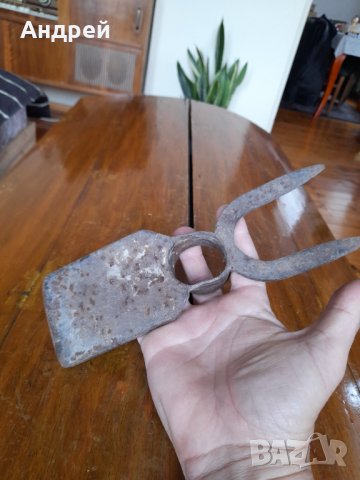 Старинна мотика,мотичка,прашулче #10, снимка 4 - Антикварни и старинни предмети - 38988369