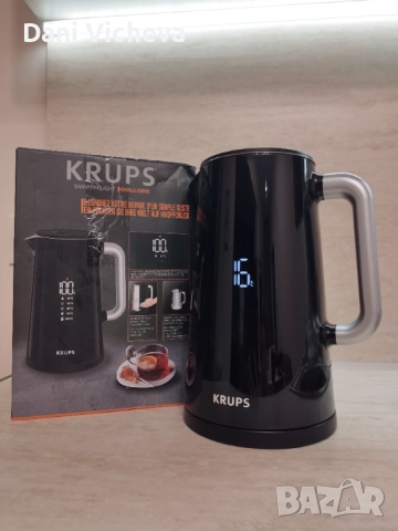 Електрическа кана Krups BW8018 Smart'n Light, 5 температурни нива, снимка 4 - Кани - 52731917