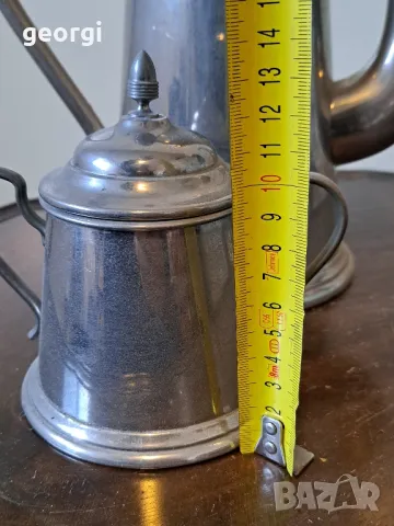 голям немски ретро чайник със захарница   17/3, снимка 9 - Антикварни и старинни предмети - 48995617