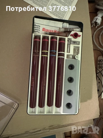 рапидограф Rotring micronom, снимка 5 - Ученически пособия, канцеларски материали - 56270519