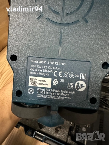 Bosch D-Tect 200C 12v, снимка 6 - Други инструменти - 52677078