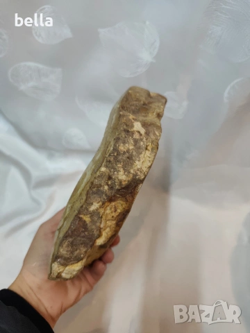 Антикварен съд от вкаменено дърво Материал: Естествен фосил 2 кг, снимка 2 - Антикварни и старинни предмети - 53590893