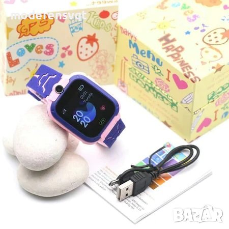 ВОДОУСТОЙЧИВ ДЕТСКИ СМАРТ ЧАСОВНИК SMART WEAR Q12, снимка 7 - Друга електроника - 38883385