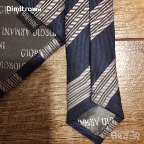 Мъжка вратовръзка Giorgio Armani, снимка 10 - Други - 47429306