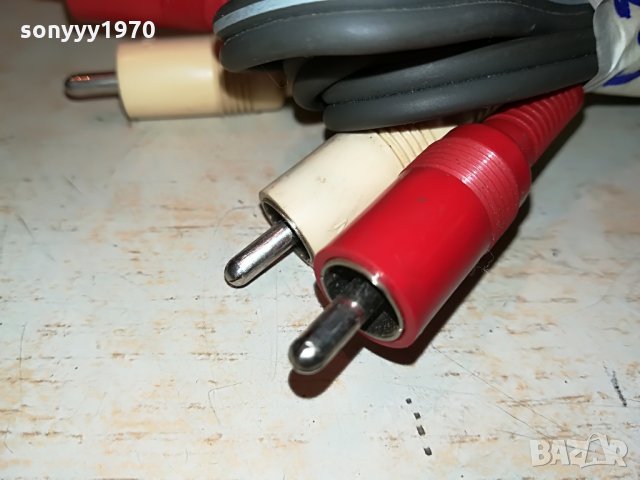 japan-stereo cable-95см-чинчове 3108211829, снимка 5 - Други - 33983249