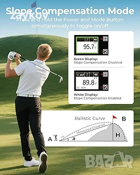 Голф далекомер CIGMAN 1312 ярда, снимка 5 - Друга електроника - 53135451