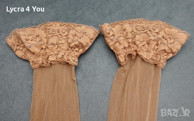 XS/S силиконови чорапи с дантела и ликра, снимка 3 - Бельо - 41376979