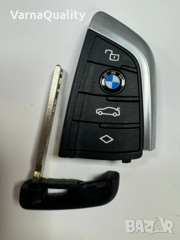 BMW 4-бутонен смарт ключ / дистанционно 434MHZ (G-Series 1/2/3/4/5) – оригинален, тестван 5A40689-1, снимка 4 - Аксесоари и консумативи - 52751752