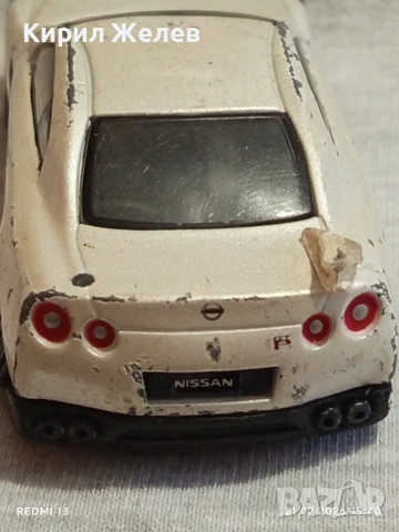 Метална количка Nissan GTR много красива за КОЛЕКЦИЯ ДЕКОРАЦИЯ 48740, снимка 4 - Колекции - 53573206