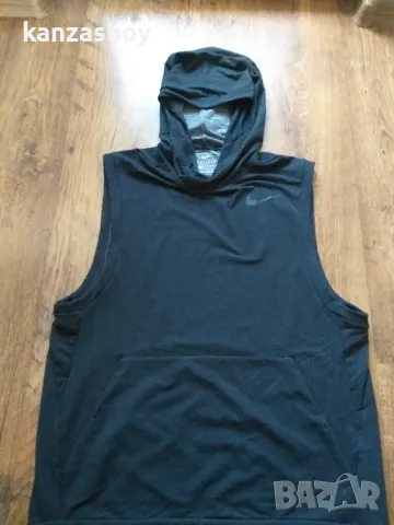 Nike DRI-FIT TOUCH FLEECE SL - страхотен мъжки потник Л, снимка 6 - Тениски - 48324460
