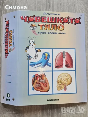 Образователна колекция за деца "Пътешествие из човешкото тяло" (първи 10 броя) + оригинална папка