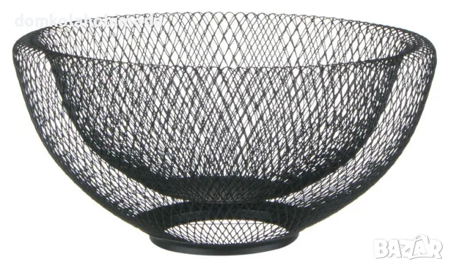 Метална Фруктиера Купа двуслойна, 30х15 см