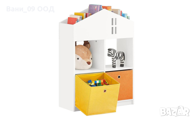 Мултифункционална детска етажерка "Къщичка", снимка 4 - Етажерки - 44763289