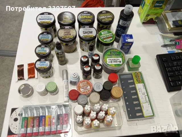 Материали за диорами, макети и стендов моделизъм