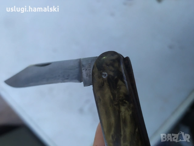 Стар джобен/сгъваем нож, снимка 6 - Антикварни и старинни предмети - 53583811