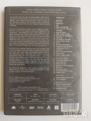 ABBA - The definitive collection - диск с клипове на Абба, снимка 2 - DVD дискове - 55743878