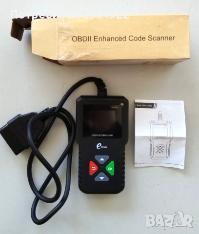 EOBD скенер тестер кодочетец за четене триене на грешки в автомобили., снимка 3 - Друга електроника - 53441146