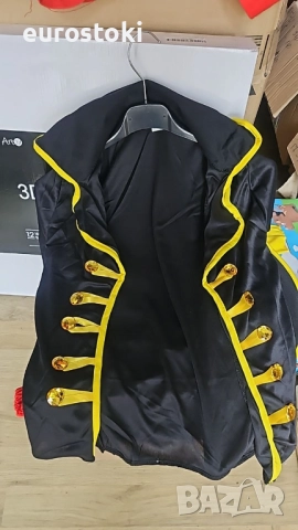 G037M Пиратски костюм за деца момчета с комплект пиратски аксесоари, пиратска шапка, превръзка за ок, снимка 8 - Детски комплекти - 52030349