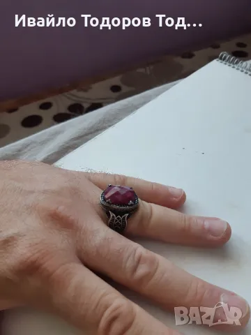 Уникален мъжки бутиков сребърен пръстен , снимка 9 - Пръстени - 47880756