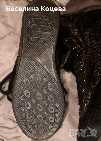 маркови, дамски златни кецове със скрита, снимка 2 - Маратонки - 52268898