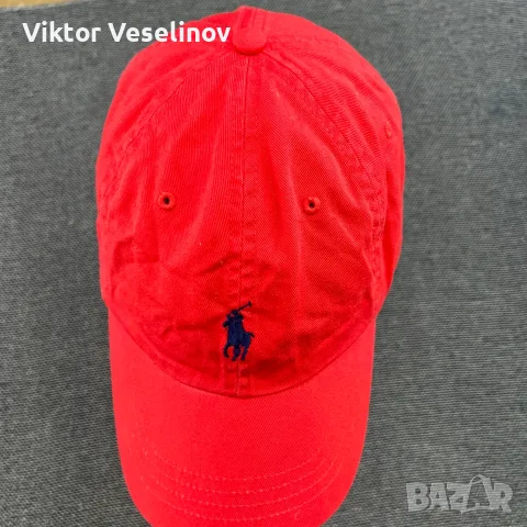 Polo Ralph Lauren Шапка С Козирка Червена One Size OSFA, снимка 2 - Шапки - 55848323