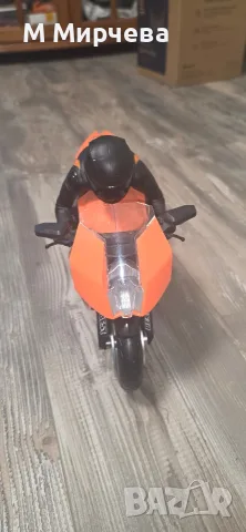 Детска играчка мотор с моторист на батерии AutoBike, снимка 4 - Електрически играчки - 55901467