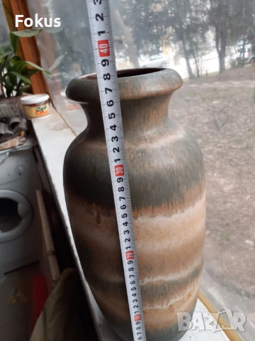 Страхотна голяма ваза немска керамика Scheurich Keramik, снимка 7 - Антикварни и старинни предмети - 51074570