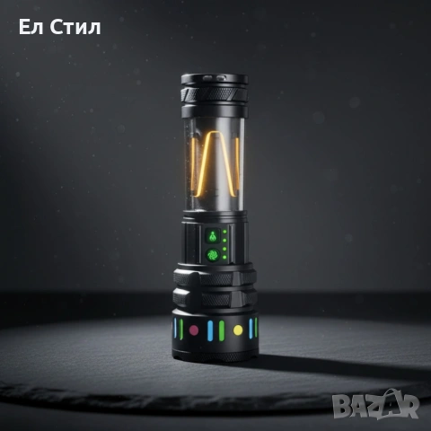 LED мощен фенер YEMAO YM-A5 – 3000 лумена, ZOOM и PowerBank, снимка 2 - Прожектори - 53566892