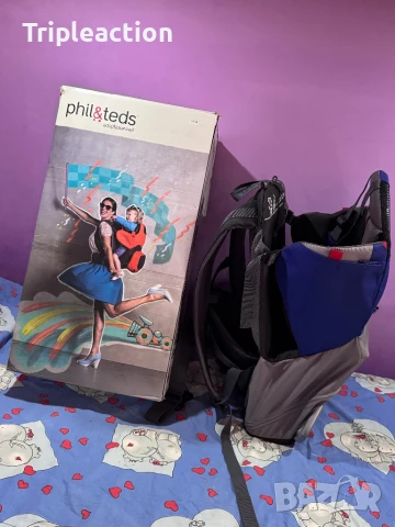 Туристическа раница Phil &Teds, като нова Самар за носене на бебе / дете 