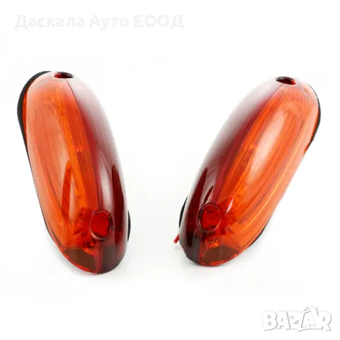 1бр. Вертикален ЛЕД LED габарит с 18 SMD диода, червено-жълто 12-24V, снимка 2 - Аксесоари и консумативи - 49079477