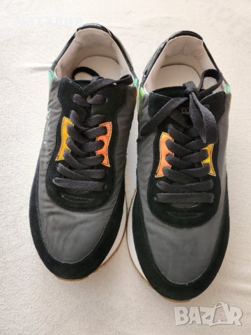 Дамски спортни обувки Yoncy® естествена кожа черни, р.39., снимка 10 - Дамски ежедневни обувки - 39381266