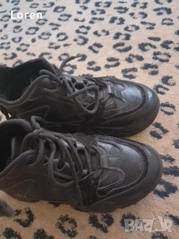 Черни маратонки само за фетиш, снимка 5 - Маратонки - 53443474