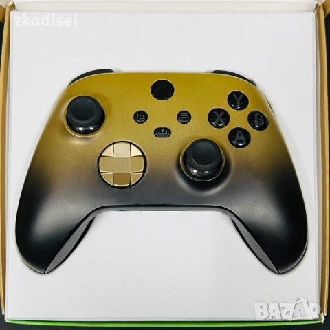 Джойстик XBOX GOLD SHADOW QAU-00122, снимка 2 - Аксесоари - 52278955