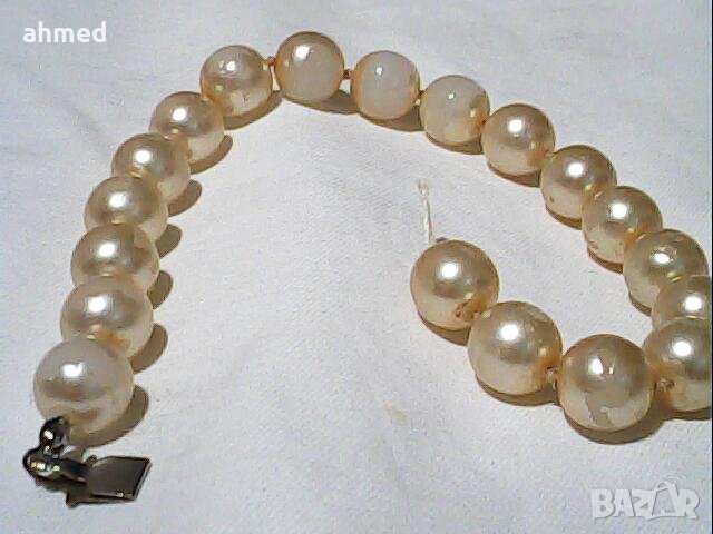 много красиви стари перли 10мм, снимка 2 - Антикварни и старинни предмети - 44189875